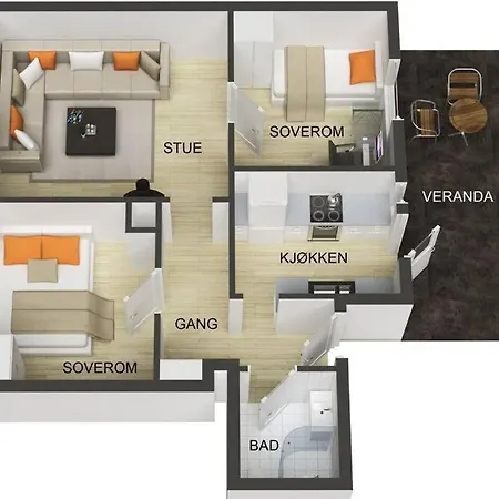 Stayplus Central Kvadraturen Leilighet *
